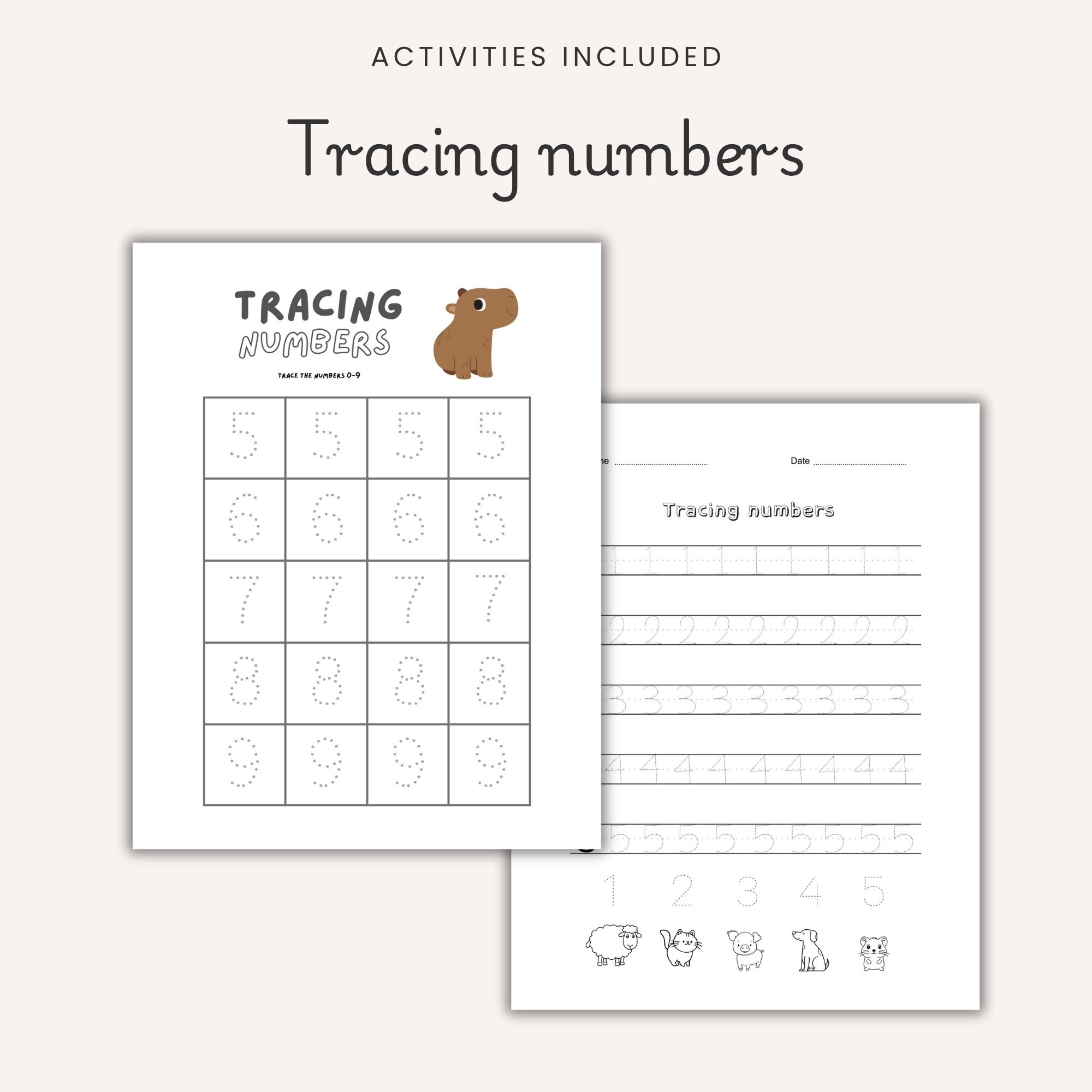PreK Math Workbook