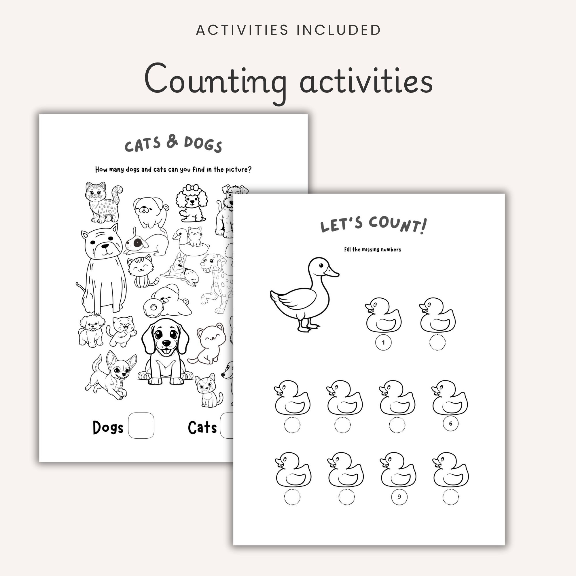 PreK Math Workbook