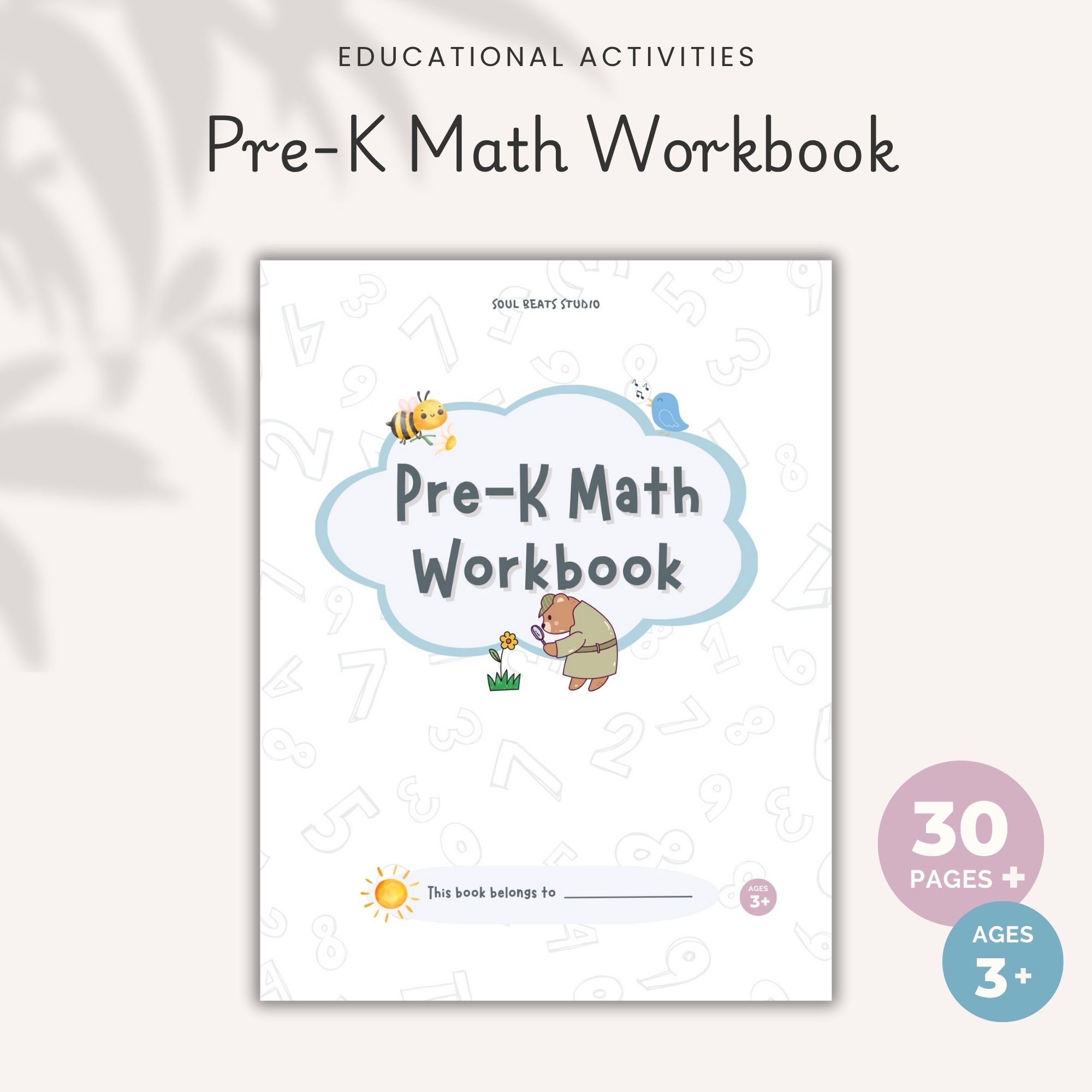 PreK Math Workbook