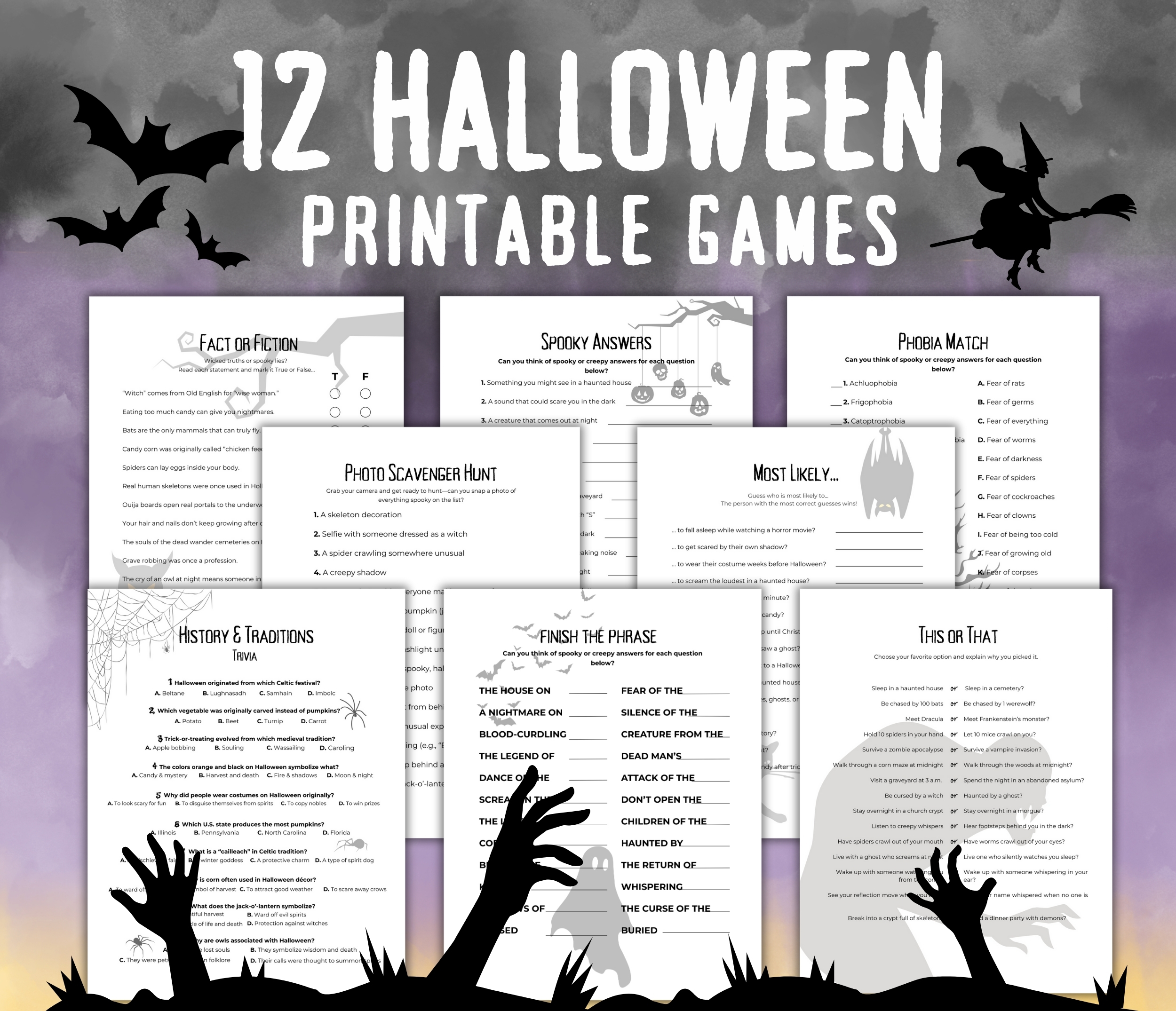 12 Halloween Games - Image 2