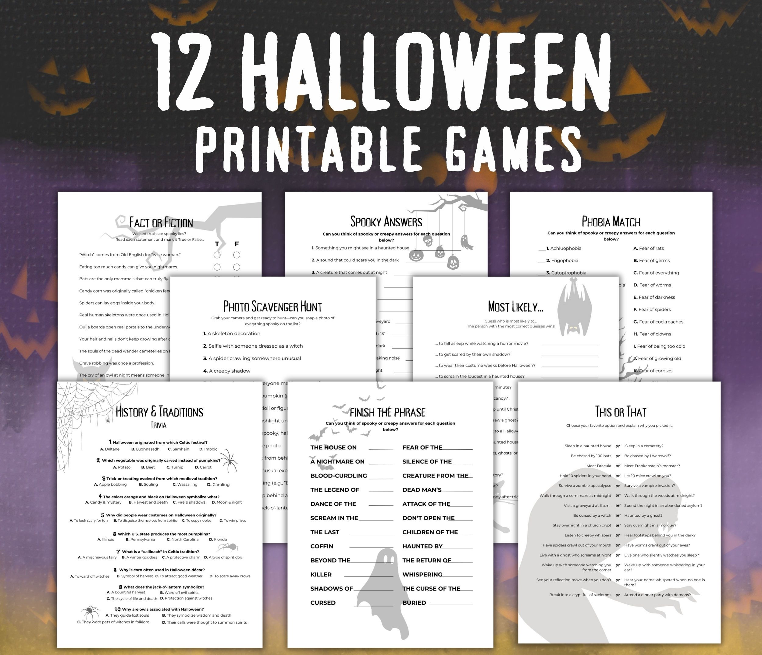 12 Halloween Games - Image 3