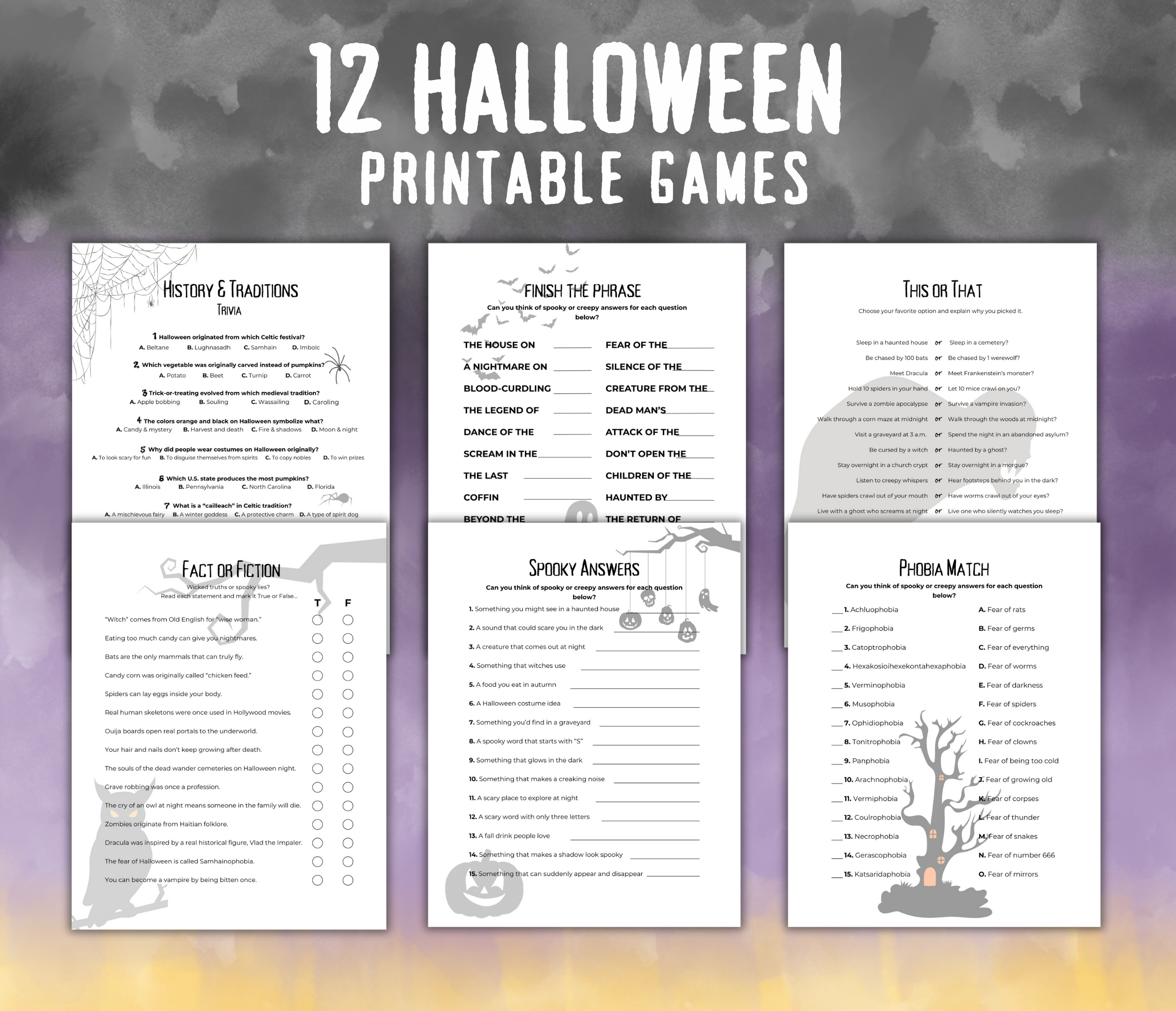 12 Halloween Games - Image 5